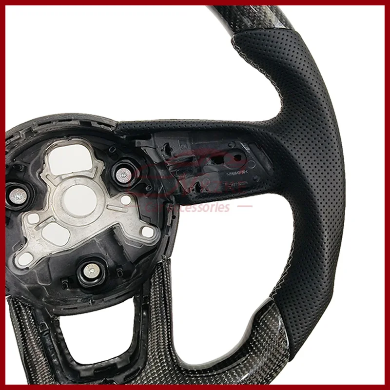 Carbon Fiber Steering Wheel, Suitable For Audi A3 A4 B9 S3 S4 S5 A5 RS3 RS4, Can Be Equipped With Buttons And Shift Paddles