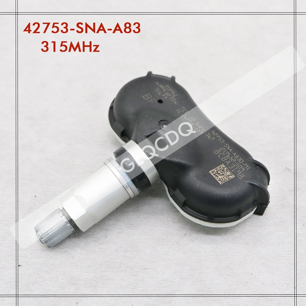 TPMS SENSORE PER 2009-2016 HONDA INSIGHT 315MHz SENSORE di PRESSIONE DEI PNEUMATICI 42753-SNA-A83 42753-SNA-A84 42753-TR0-A81 42753-TR3-A81