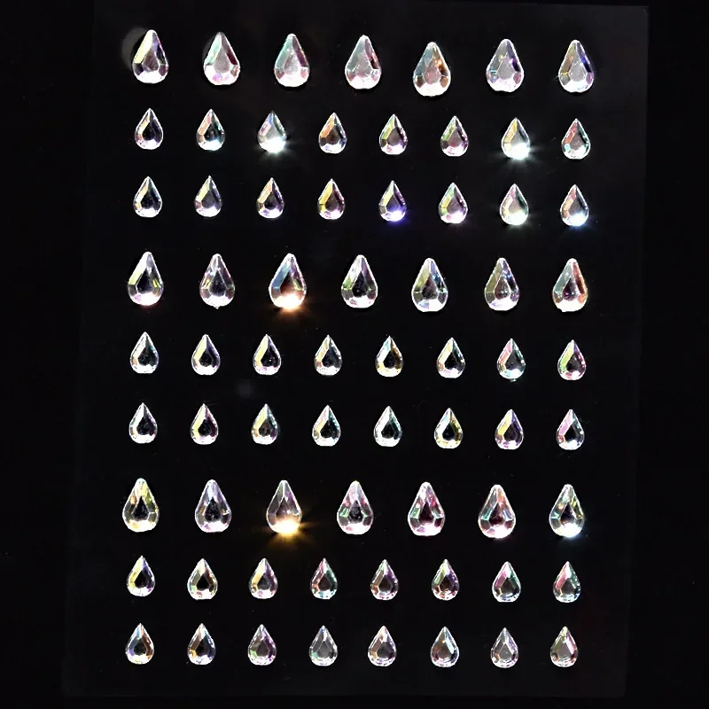 

Алмазная подводка для макияжа, тени для век, драгоценности, жемчуг, вечерние украшения для глаз, наклейка для лица, без клея, наклейки для бровей и глаз