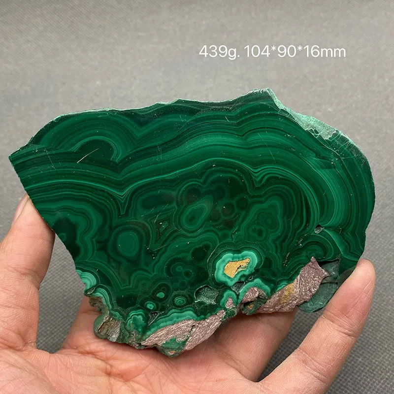 

Best! 100% Natural Green Malachite Polished Mineral Specimens Rough Stone Slices Quartz and Crystals Repair Crystals