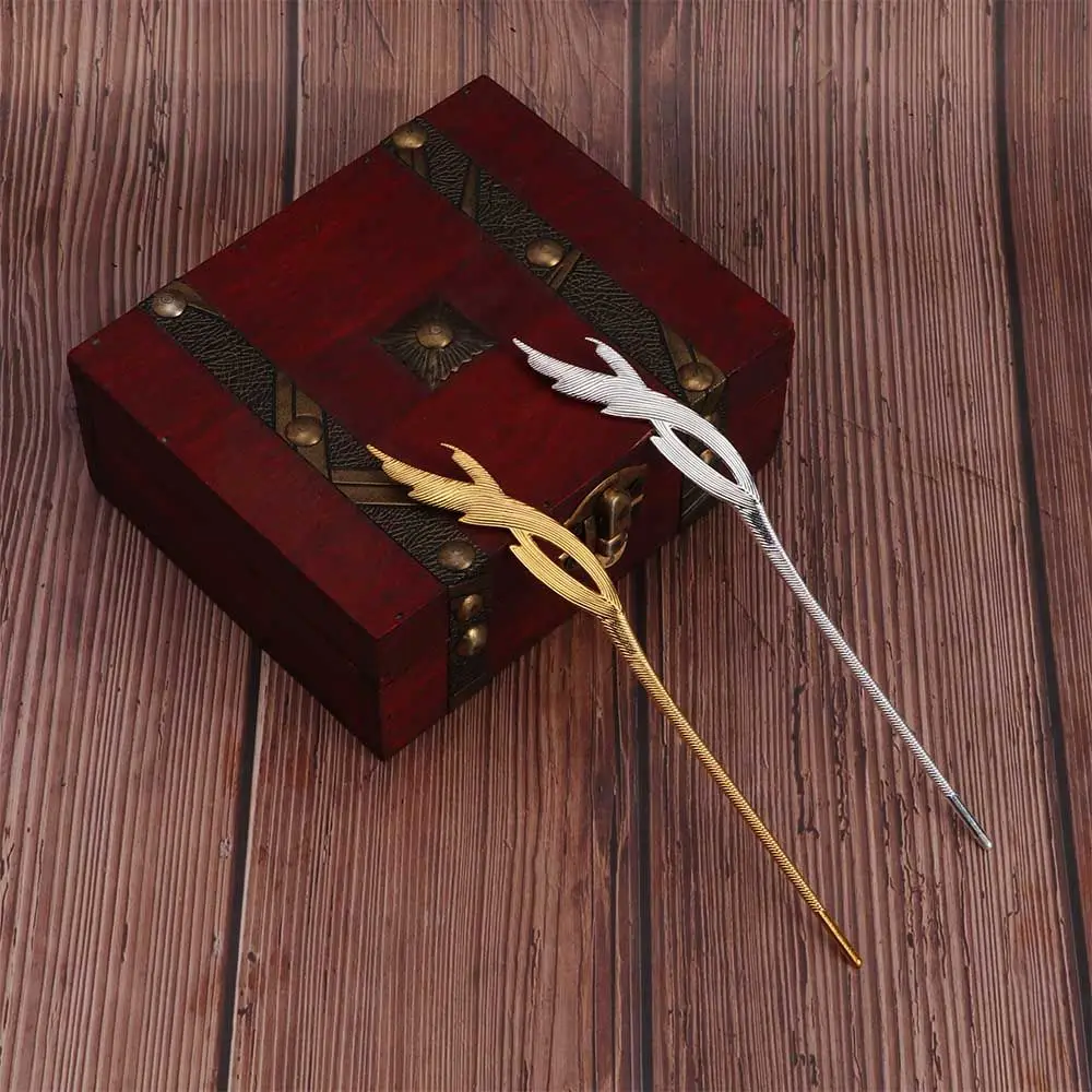 مجوهرات الشعر أزياء ريشة الفتيات النساء الزفاف الشعر عصا الطيور الشعر شوكة دبوس الشعر