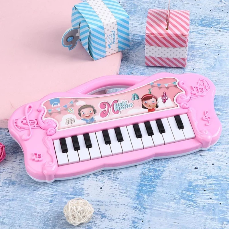Electronic Piano Toy Baby Children Early Educational Childhood Music Toy Girl GiftPink