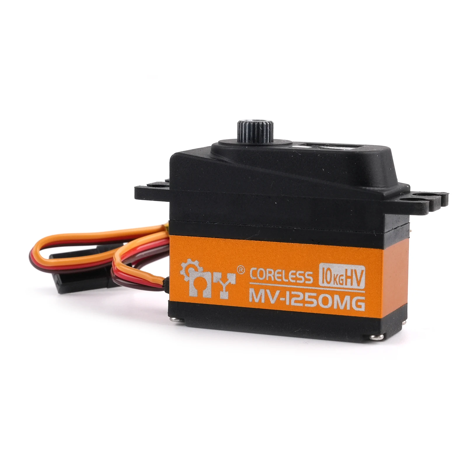 

MV-1250MG 10KG Coreless Digital Servo 8.4V HV 0.08S High Speed Metal Gear 25T JR Plug RC Car Crawler Drone Aircraft Robot