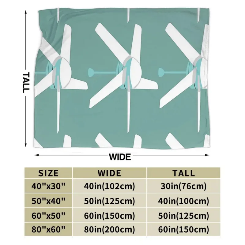 Ceiling Fan Blanket Soft Warm Flannel Throw Blanket Bedding for Bed Living room Picnic Travel Home Sofa