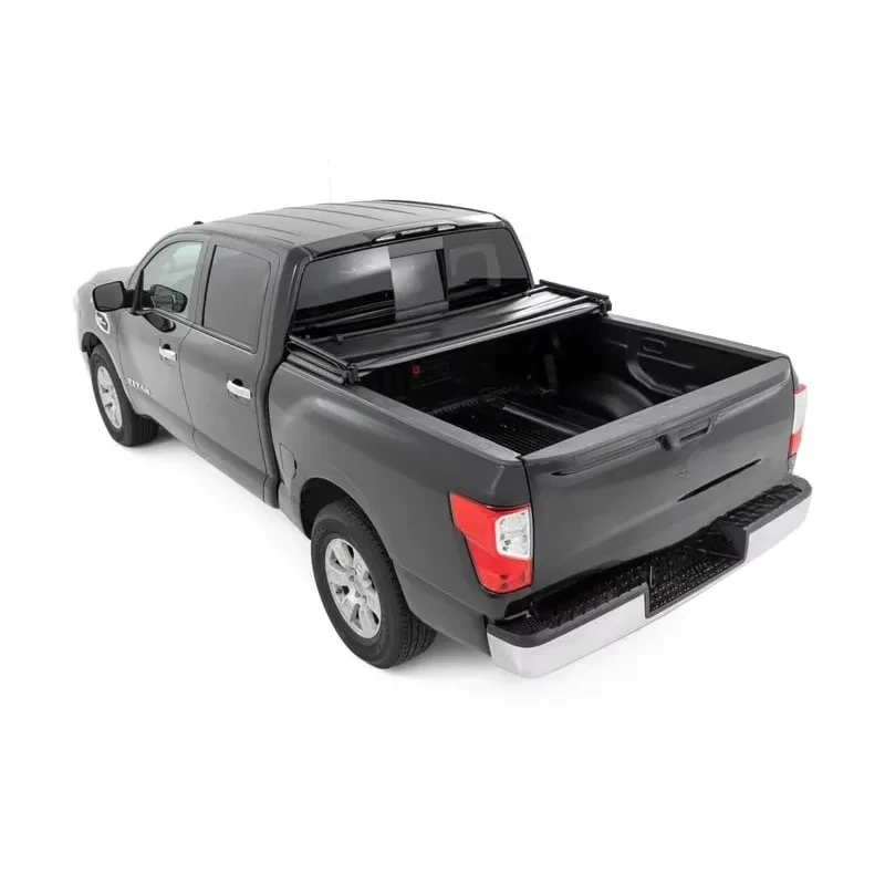 Direct  Size Cheap Factory Price Tri-Fold Ing Roll Up Soft Tonneau Cover