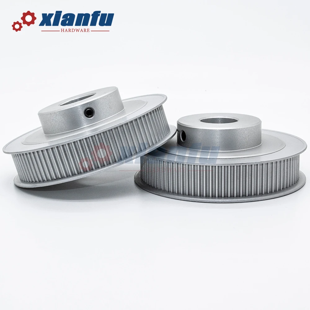 Imagem -05 - Dentes bf Alumínio Correia Dentada Polia 3m Furo 10 12 14 15 16 18 20 22 25 28 mm Roda Htd 120 t 10 15 mm Htd3m 120