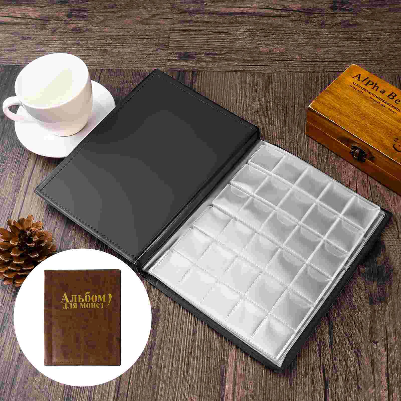 

Photo Coin Collection Album Storage Book Protector Portable for Photograph Holder