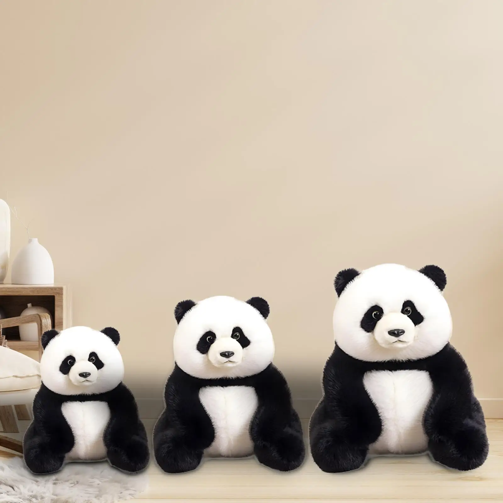 Panda Stuffed Animal Plush for Spring Festivalfestive Ornament Room Ornament