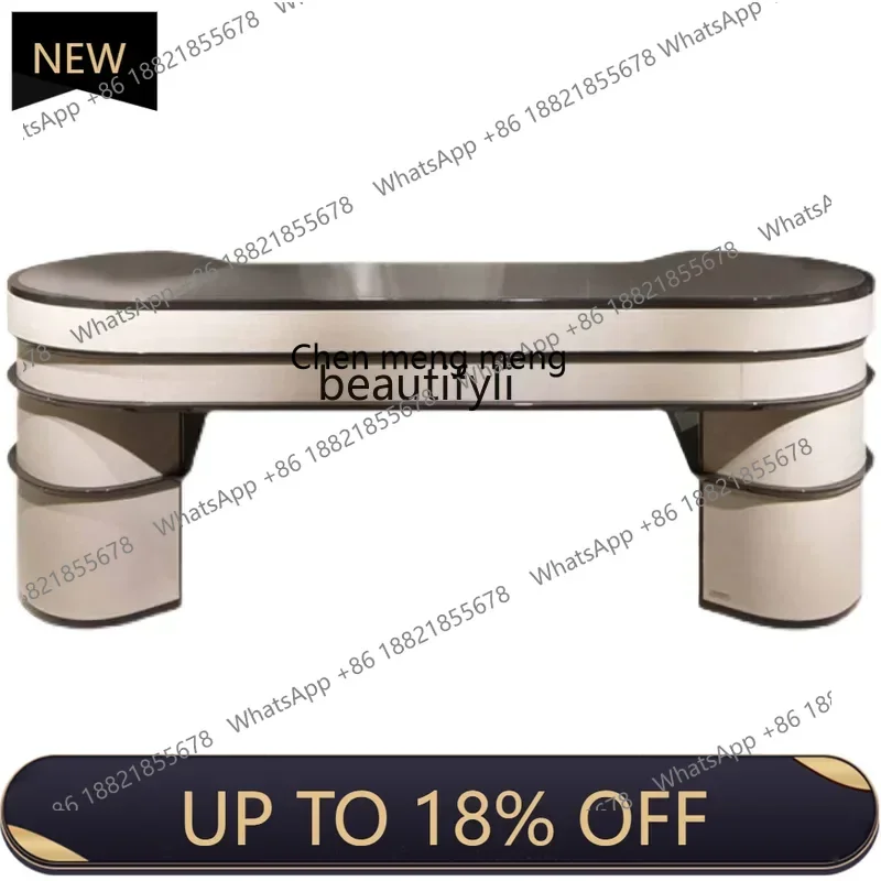 

P178 Light Luxury Solid Wood Computer Desk Student Household Writing Desk Designer High-End Italian Desk