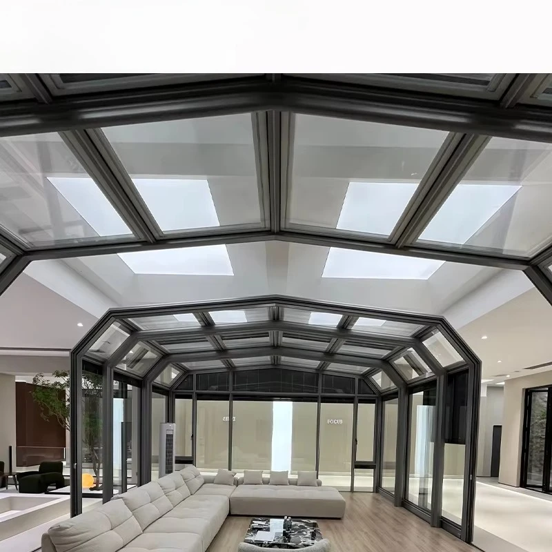 

Mobile electric sunrooms for outdoor space (patio/garden) weathering and kitchen applications