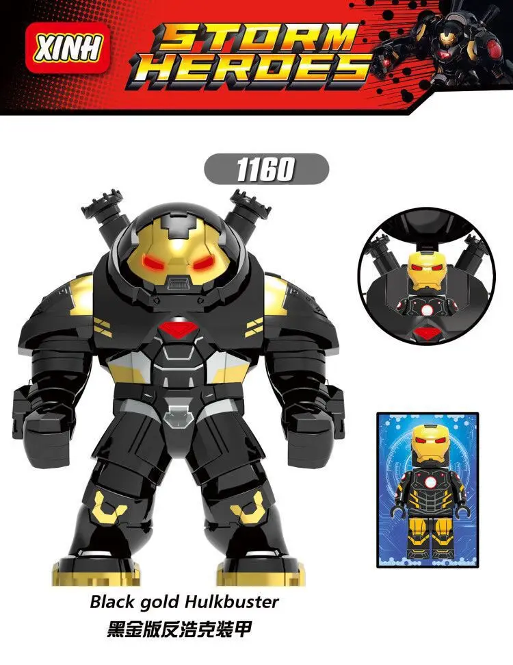 Marvel Legendary Supereroe Seven Anti Hock Super English Duplex Mech Blocco di montaggio per adulti e bambini Giocattoli Regalo per bambini