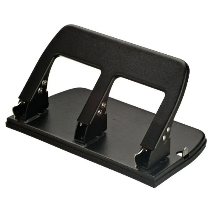 

Medium Duty 3 Hole Punch with Ergonomic Handle for Efficient Document Organization Holds Up to 30 Sheets Ideal for Office and H
