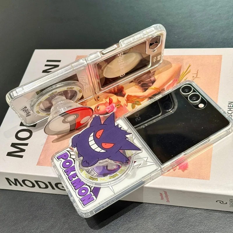 3d-gengar-dobravel-caso-de-telefone-para-samsung-galaxy-z-flip-6-zflip4-zflip5-z-fold-3-4-5-6-7-zfold7-bola-fantasma-pokemons-capa-magnetica