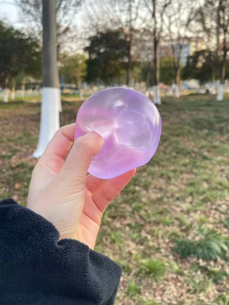 Squishy Plastisches Mochi Fidget-Spielzeug Transparentes Kokosöl-Maltose-Quetschspielzeug Lustiges Anti-Stress Sensorisches Spielzeug für Erwachsene Geschenke