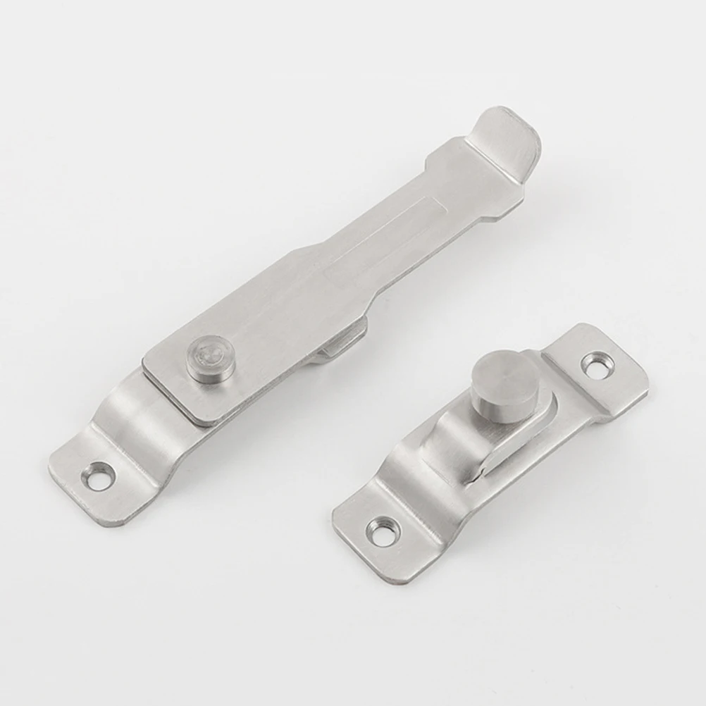 

Stainless Steel Door Bolt Buckle Sliding Latch Lock for Window Cabinet Drawer Furniture Pet Cage Anti Corrosion Durable Easy