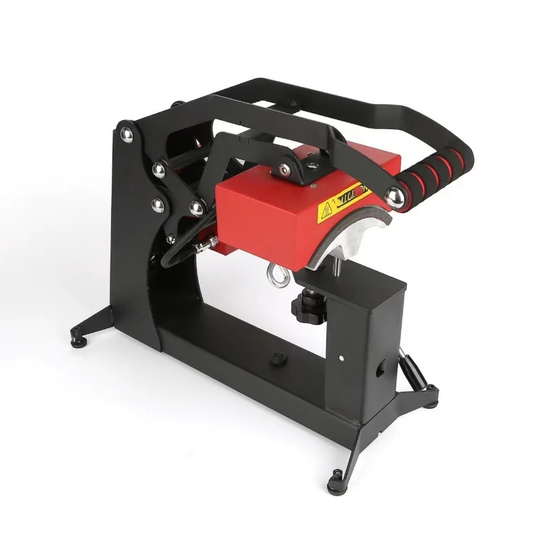 ماكينة ضغط حراري بغطاء يدوي 2 في 1 ماكينة ضغط حراري مفتوحة التسامي للقمصان والقبعات ماكينة ضغط حراري للقبعة