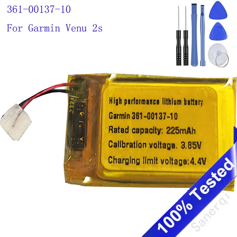 

Battery 361-00137-10 For Garmin Venu 2s High Quality Batteries With Tools