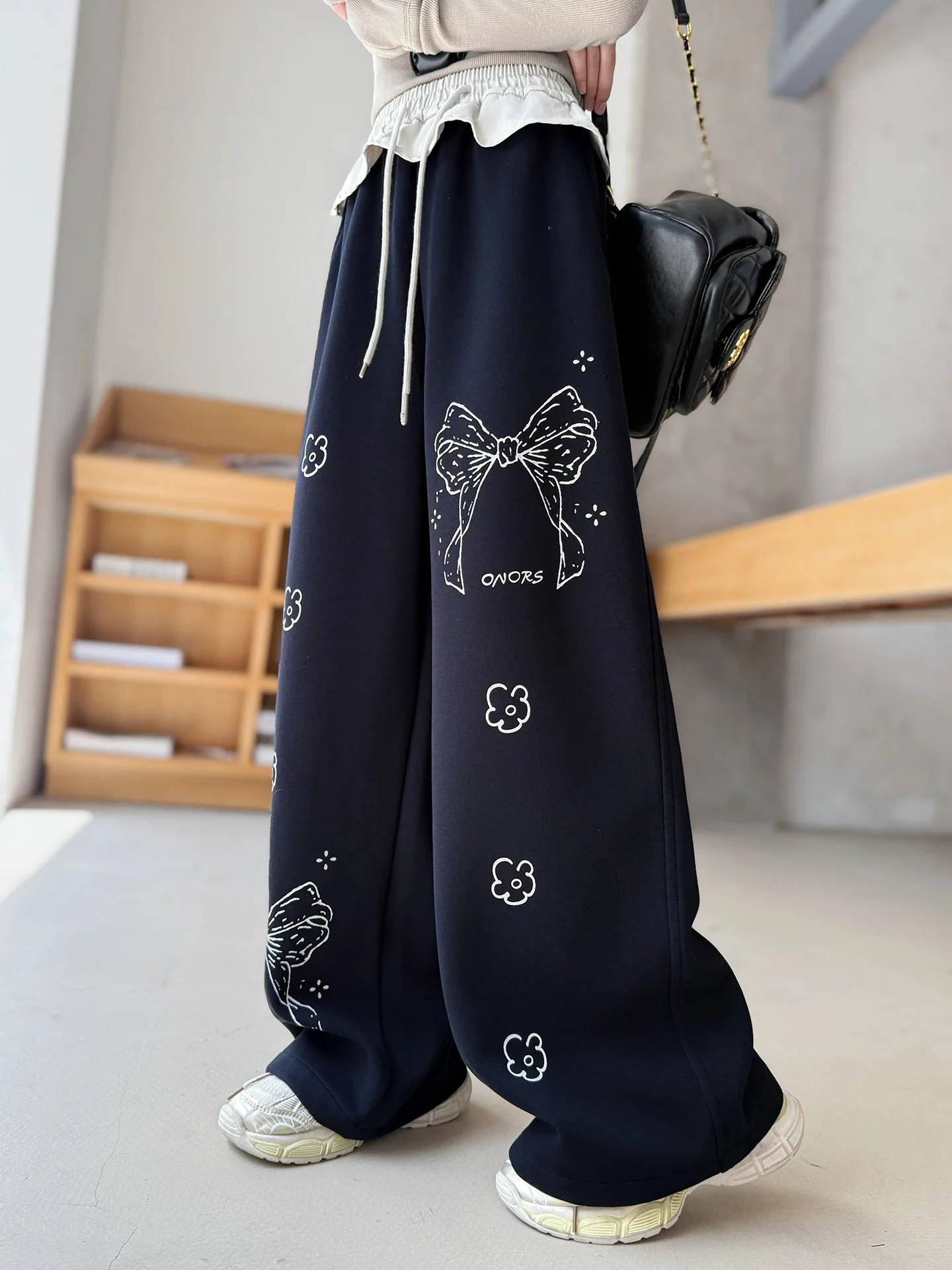 pantalones-anchos-con-estampado-de-nudos-a-la-moda-para-ninas-ropa-infantil-de-primavera-y-otono-fibra-de-poliester-elastica