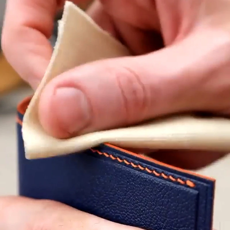 [1pc 30x30cm Polishing Cloth High Density Canvas Leather Edge Polishing Handmade DIY Leather Tool]