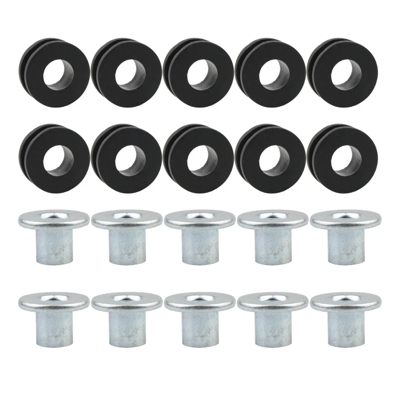 

5 Sets Rubber Grommet Pressure Relief Cushion Motorcycle Rubber Grommets Bolt Kit DIY Accessories Circular Shock Absorber Pad