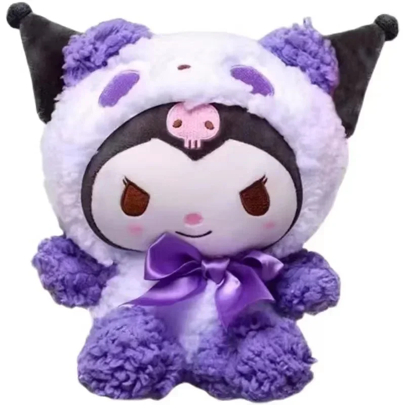 25Cm Anime Kuromid zabawki Kawaii Kuromi Mymelody Cinnamorol pluszowa miękka pluszowa lalka pluszowa poduszka świąteczny prezent dekoracja