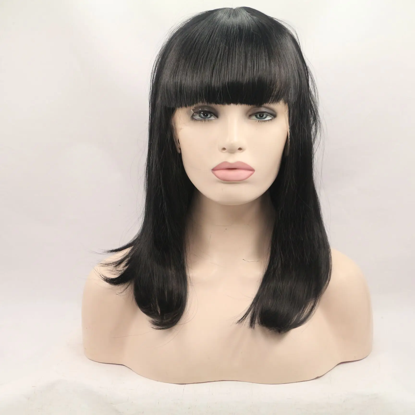 

1 B Black Short Long medium Straight Wavy Curly Lace front Wig for Women Bob Costume Wig