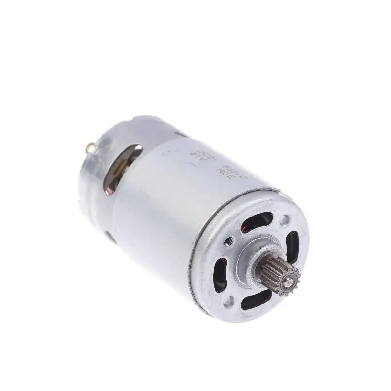21V 28000RPM 14 Teeth Gear RS 550 Micro DC Motor Electric Saw Motor For Mini Rechargeable Hand Saw Chainsaw