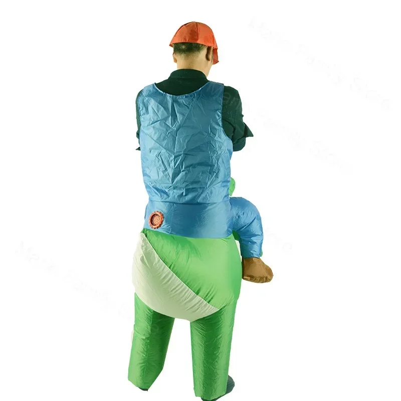 Mario Bros Yoshi Christmas Cosplay Costume Anime Funny Inflatable Costumes Halloween Thanksgiving Party Performance Clothing