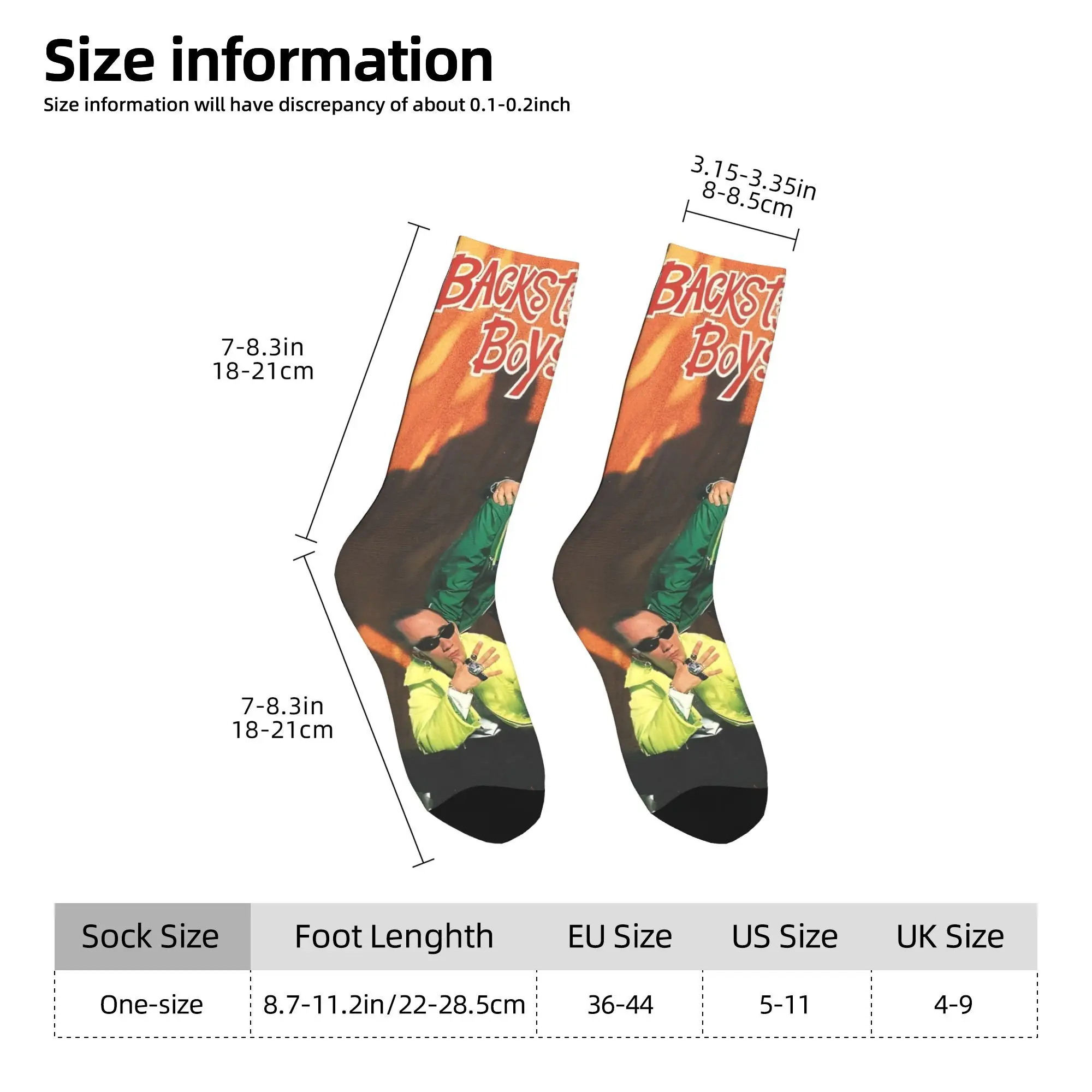 BSB Backstreet Boys Band чулки для взрослых и мужчин носки высокого качества забавные носки зимние носки для бега против пота с узором