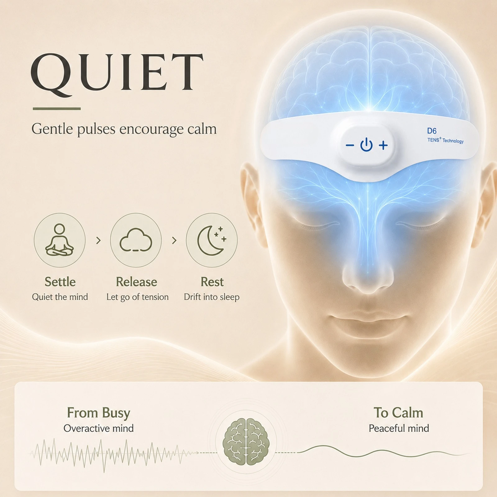 Rechargeable EMS Sleep Aid Dev - Office Technology ulasan dan harga