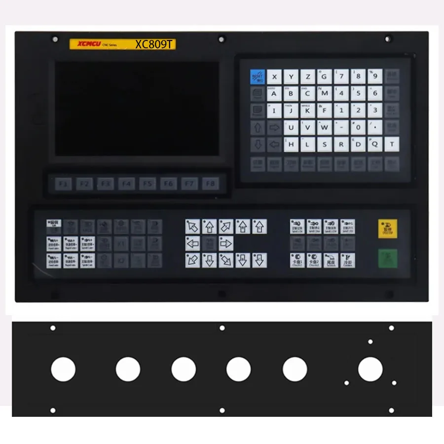 XC809T CNC lathe controller 2/3/4/5/6 axis dual analog digital spindle absolute value with IQ adapter plate and handwheel