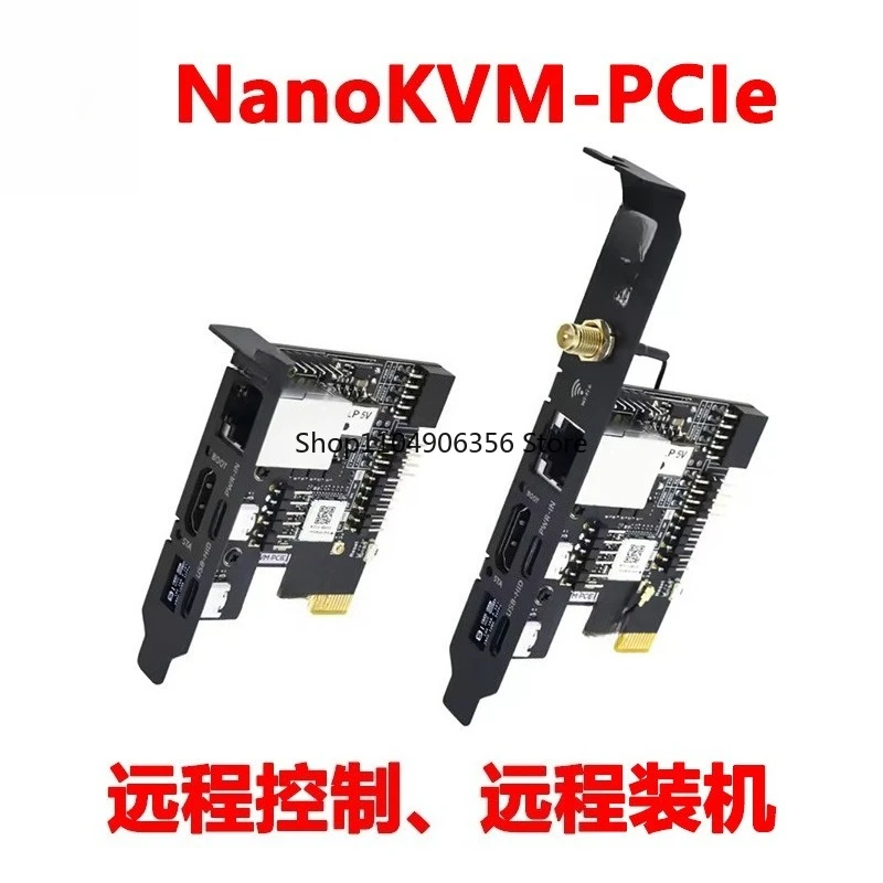 For Sipeed NanoKVM-PCIe remote control O&M server RISC-VPiKVM is installed