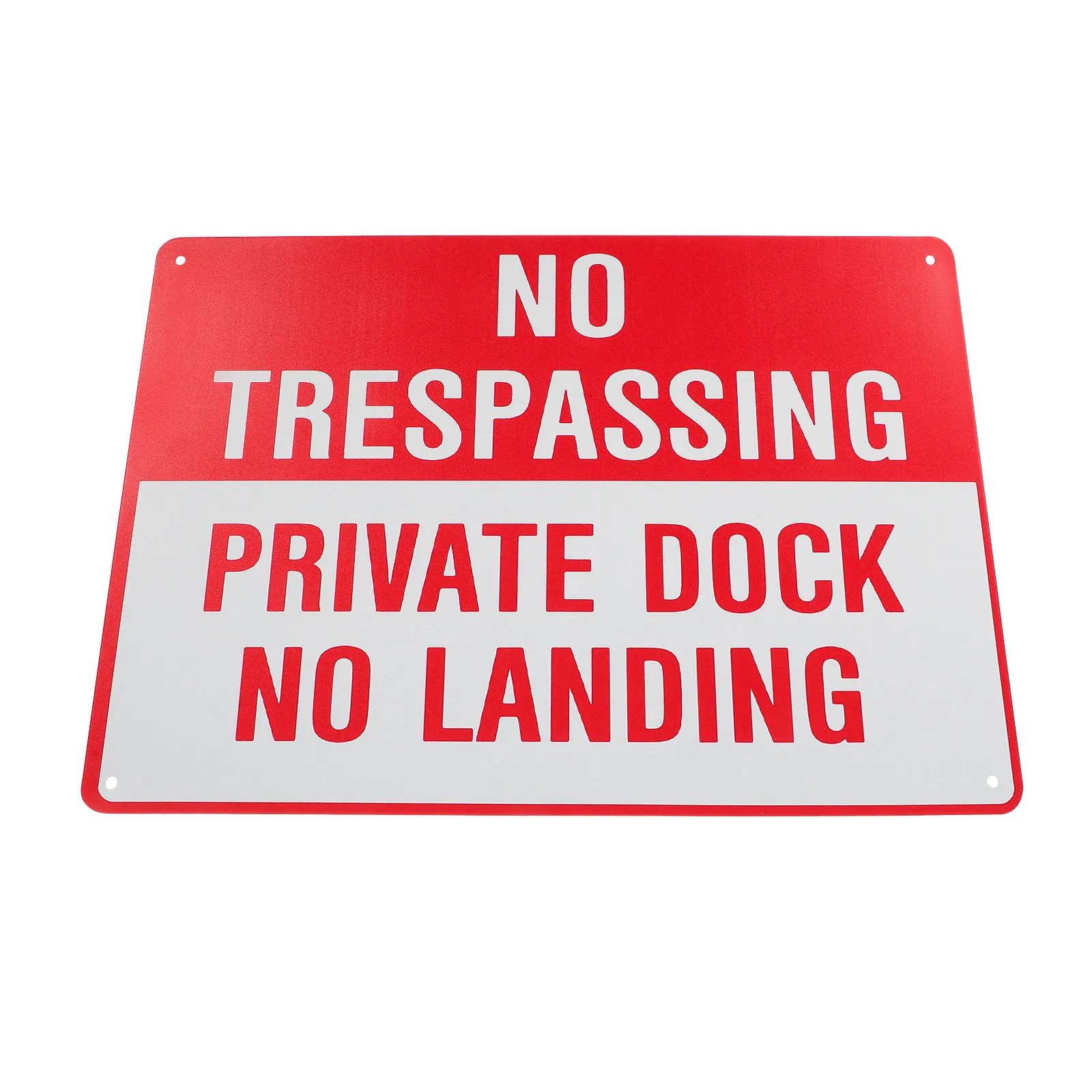Metal No Entrance Warning Sign Wall Sign Safety Caution Mounted Prohibits Unauthorized Entry Security