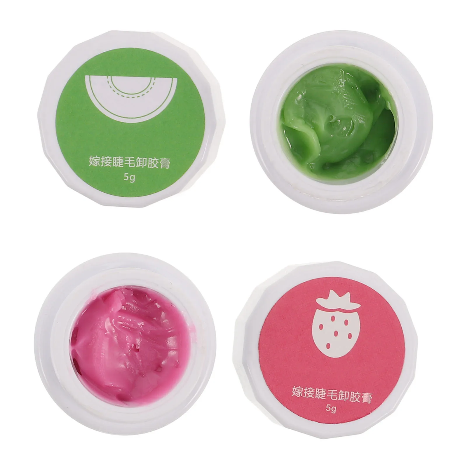 

2pcs Eyelash Glue Remover Lash Cream for Extensions Fake Eyelashes Removal Professional lash accessory eyelash cleaning tool