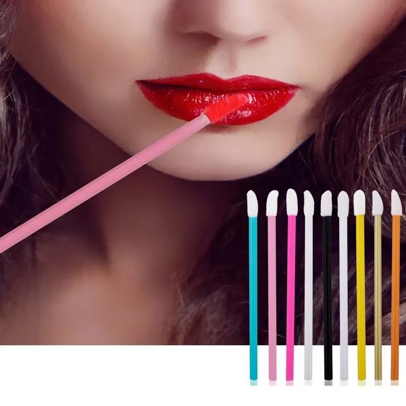 50/100/150Pcs Diposable Lip Brush Makeup Mascara Wands Lipstick Micro Brushes Applicators Cleaner Brushes Makeup Tools