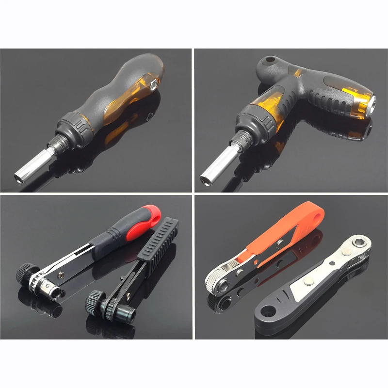 1PC Telescopic Slotted Phillips Drivers Magnetic Bits Adjustable Screwdriver Set Ratchet Wrench Socket Repair Hand Tools