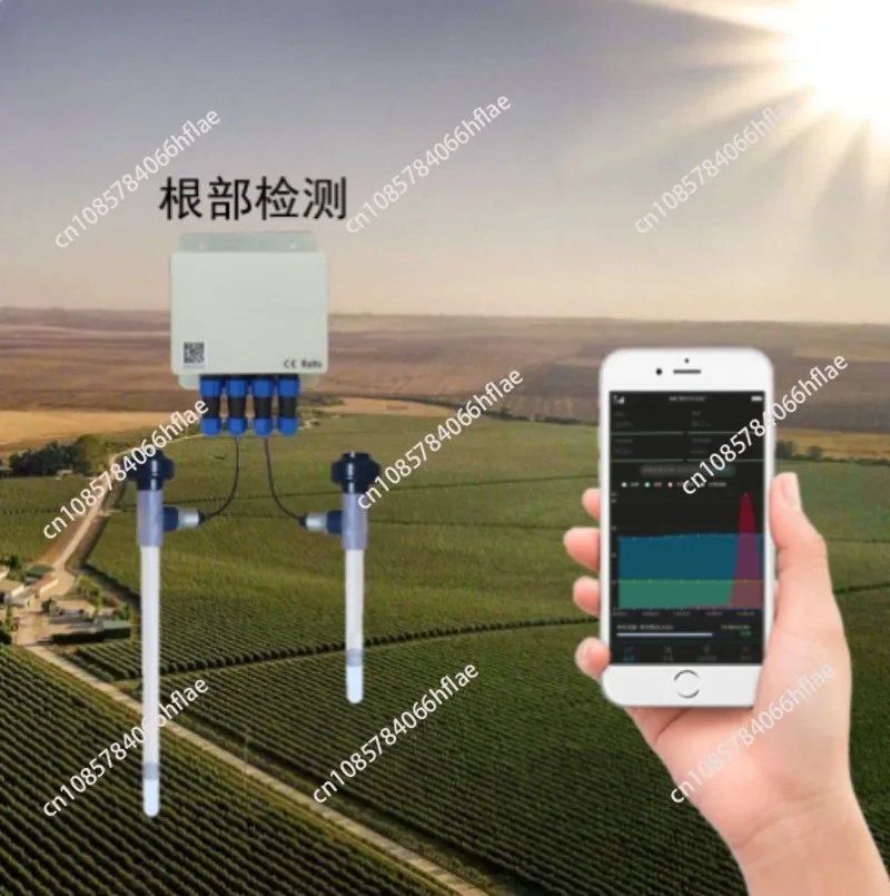 Electronic Soil Tensiometer Water Potential Sensor, 15/30/45/60CM for Agricultural Irrigation & Water Characteristic Curve