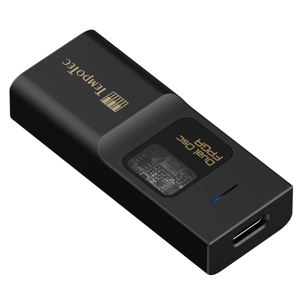 Tempotec Sonata Bhd Pro USB-C คู่เครื่องขยายเสียงหูฟัง DAC 4.4mm + 3.5MM PCM384kHz,DSD256,MQA8X, Tidal สำหรับ iPhone,Android,MacOS, Win