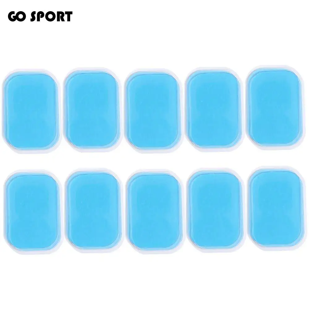 

10Pcs Hydrogel Fitness Gel Pads Electrode Stickers Trainer Gel Patch EMS Trainer Gel ABS Trainer Hip Exerciser