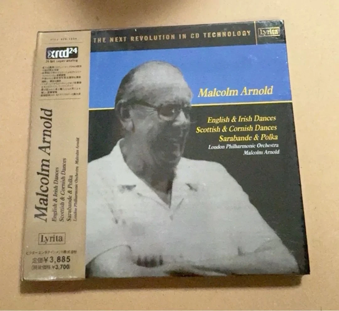 CD Clásico de Música del Orquesta Filarmónica de Londres, Malcolm Arnold, Sarabande, Polka, Álbum Musical, Cosplay, Walkman, Bandas Sonoras, Caja