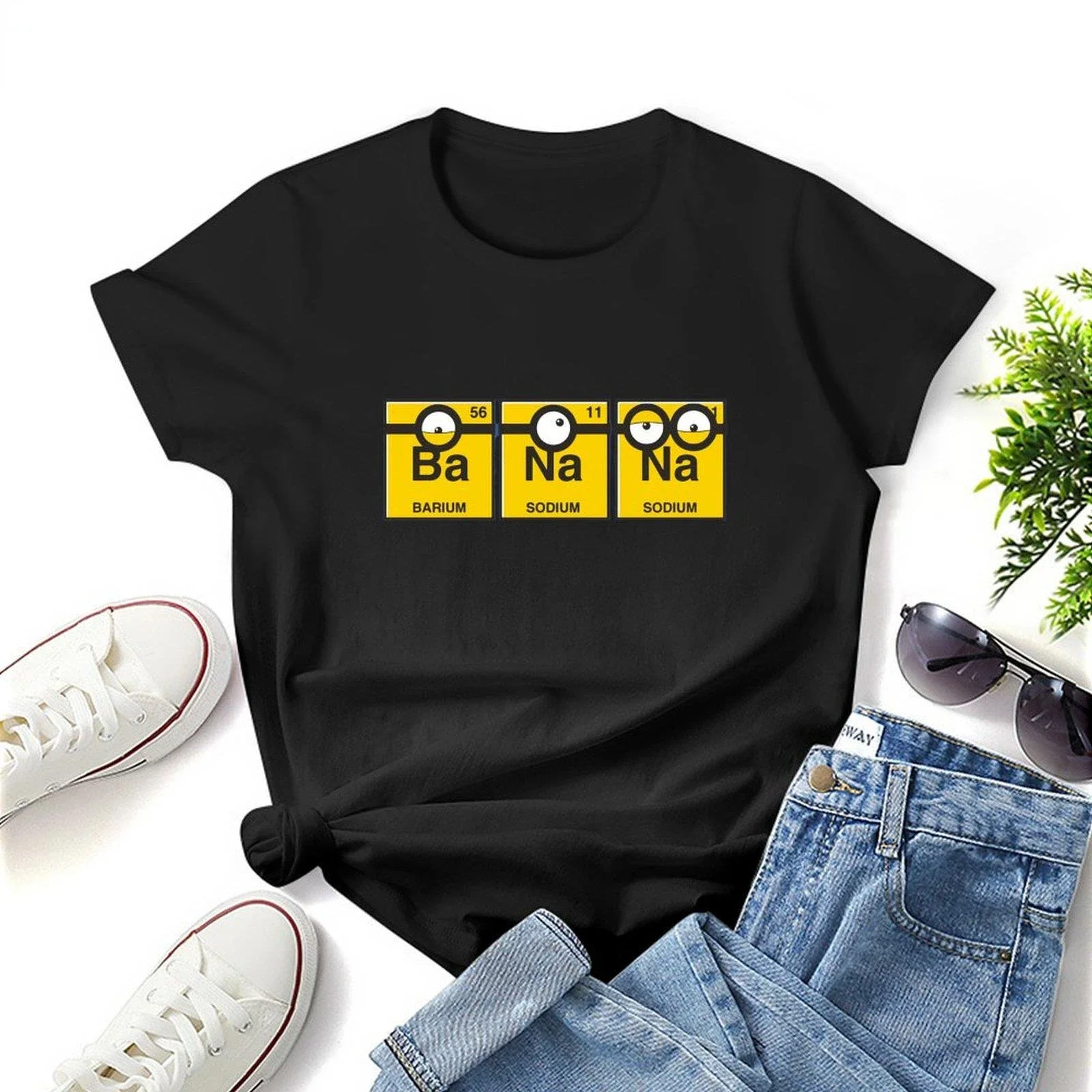 Cheavyweight streetwear Minione_Funny Cartoon graphic Print Unisex  men  Fashion Tees tops y2k Clothes Harajuku Streetwear men