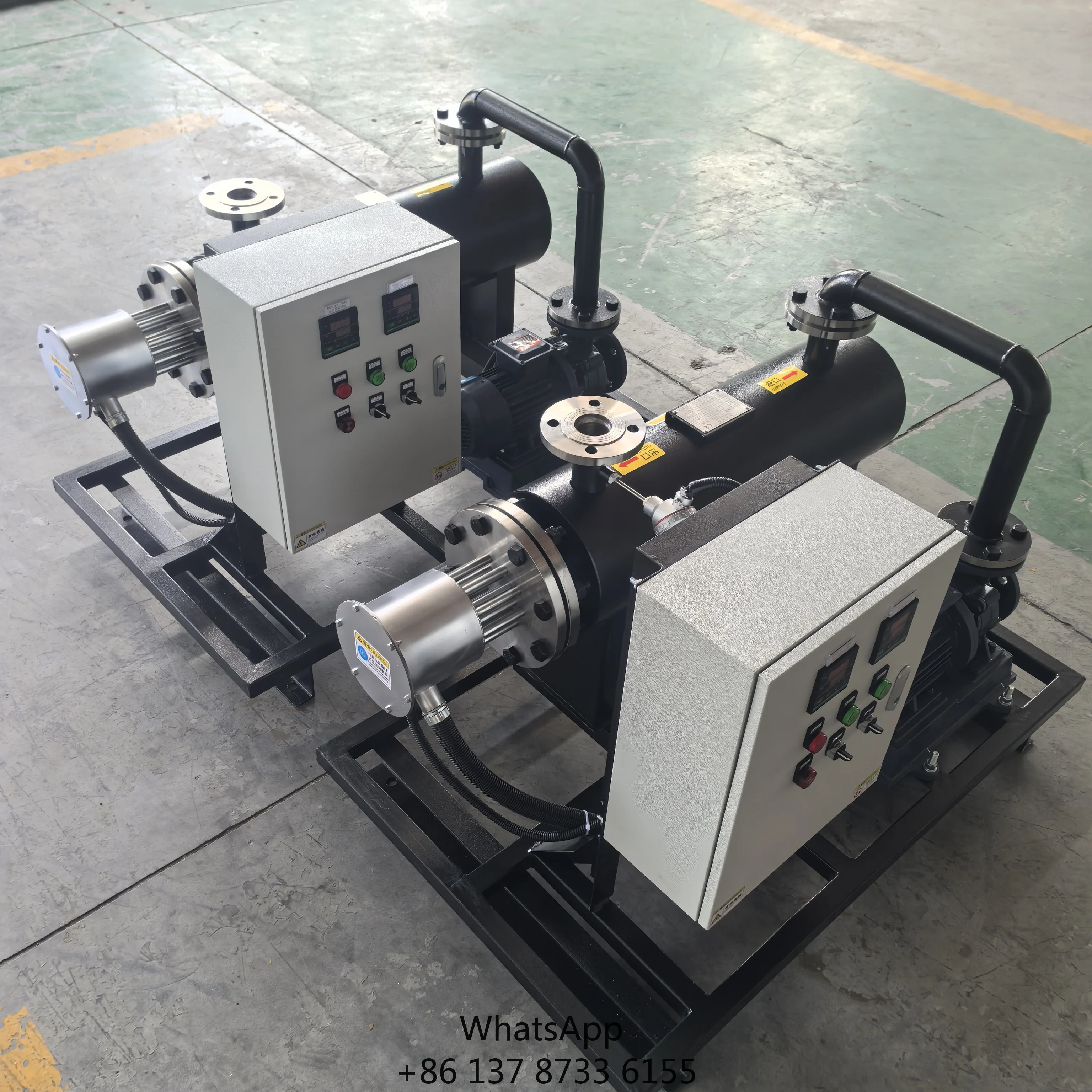 Integrated 50KW Electric Heating Equipment One-Piece Automated Oil & Air Heater With Pump Engine & Motor Core Components