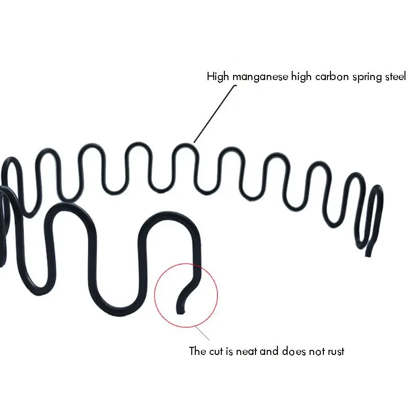 Replacement Sofa Chair Springs, Furniture Spring with Clips, 40cm 45cm 50cm 55cm 60cm 65cm 70cm 75cm 80cm 85cm 90cm Long ressort