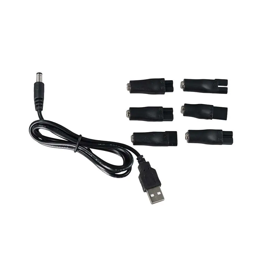 

Double Hole Adapter Shaver Power Adapter Hair Clippers Cable DC Connector Charging Heads Adapter Charger Converter