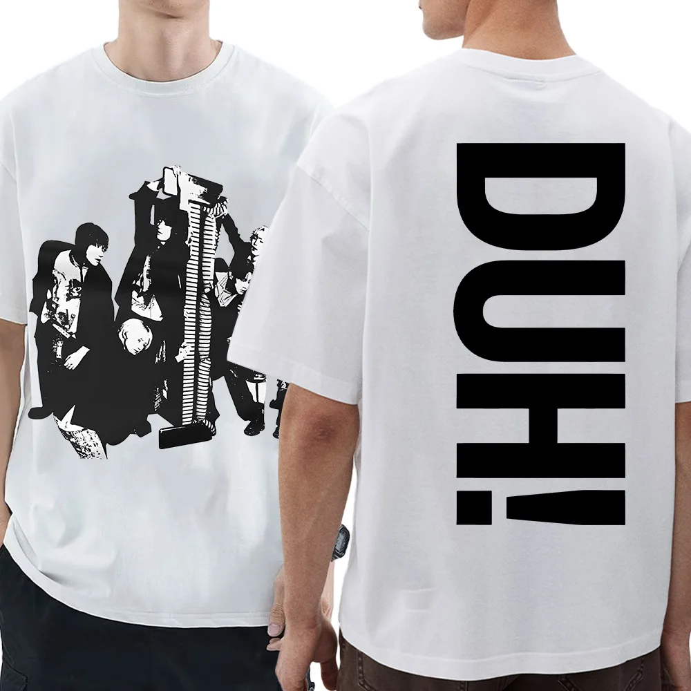 

P1Harmony 2025 Mini Album DUH Graphic T Shirts KPOP Cotton Short Sleeve Tops Men's Clothing P1Harmony Fan's Gift Clothes Unisex