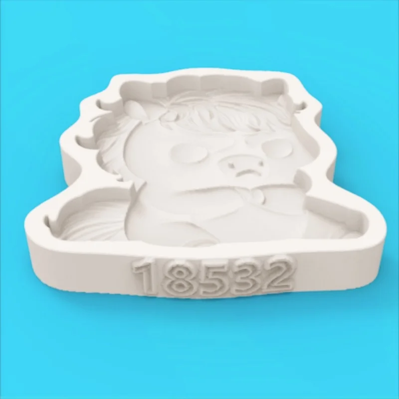 Angry Expression with Crossed Arms Design, Emotional Pony, Fun Dessert Fondant Chocolate Making Mold