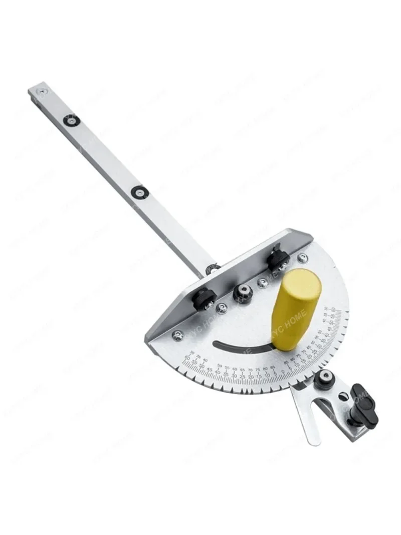 Universal Table Saw Miter Gauge Assembly / Aluminum Alloy Precision Miter Gauge with 27 Angle Stops for Woodworking Tools