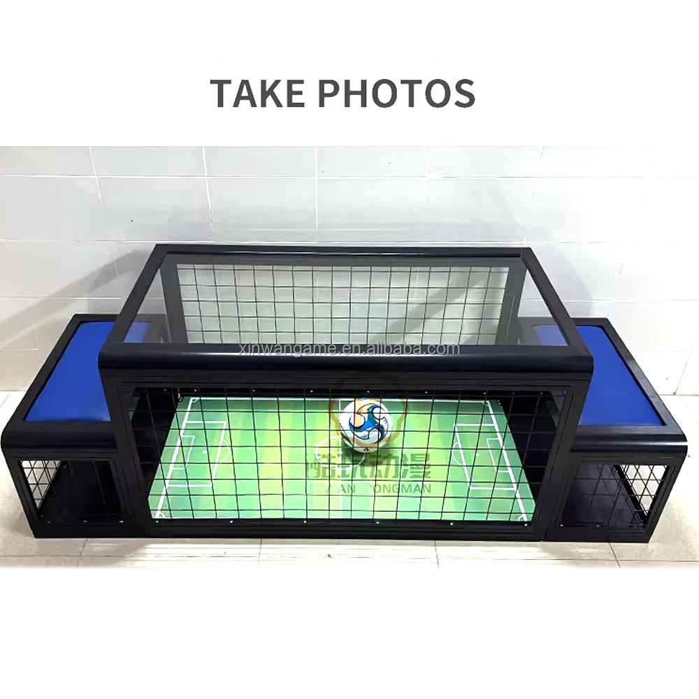 Real Person Table Soccer Sports Game Equipment Two Players Parent-child Interactive Activity Competitive Props Indoor Metal