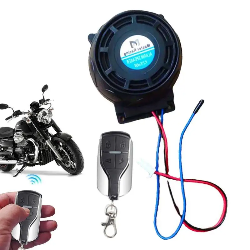 Anti-theft Motorcycle Alarm Imported Chips Car Alarm Anti-interference Metal Antitheft Products 125dB Sound Motorcycle Accessory