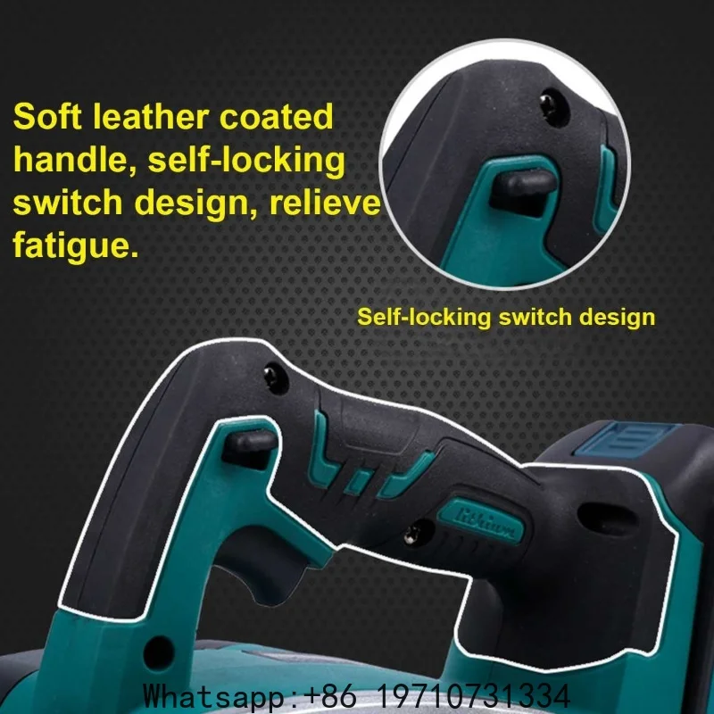 18V 15000rpm Rechargeable Electric Planer Cordless Hand Held Wood Cutting Woodworking Fit For Makita 18V Battery Power Tool view 5